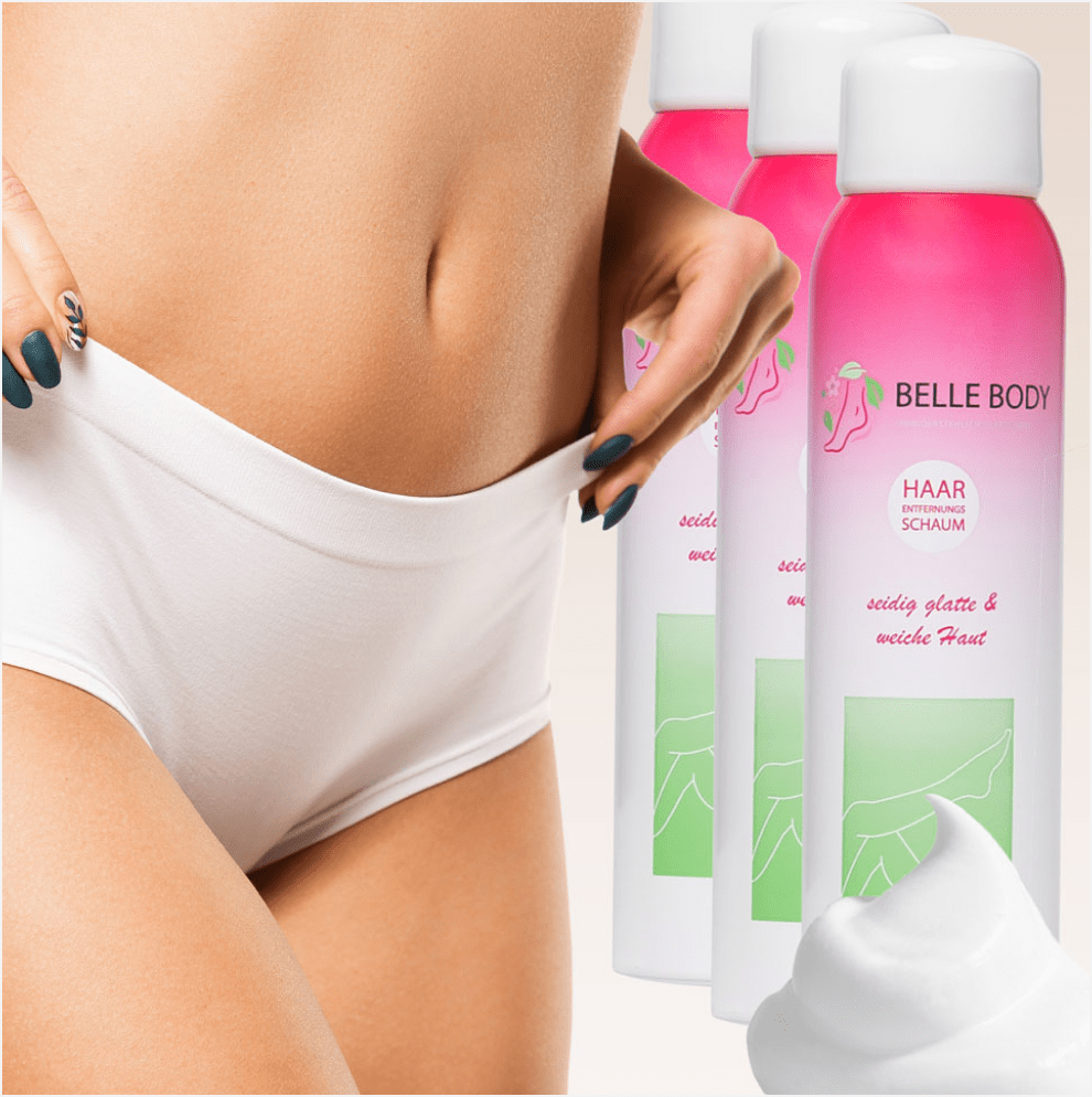 Schiuma depilatoria Belle Body per baffetti femminili