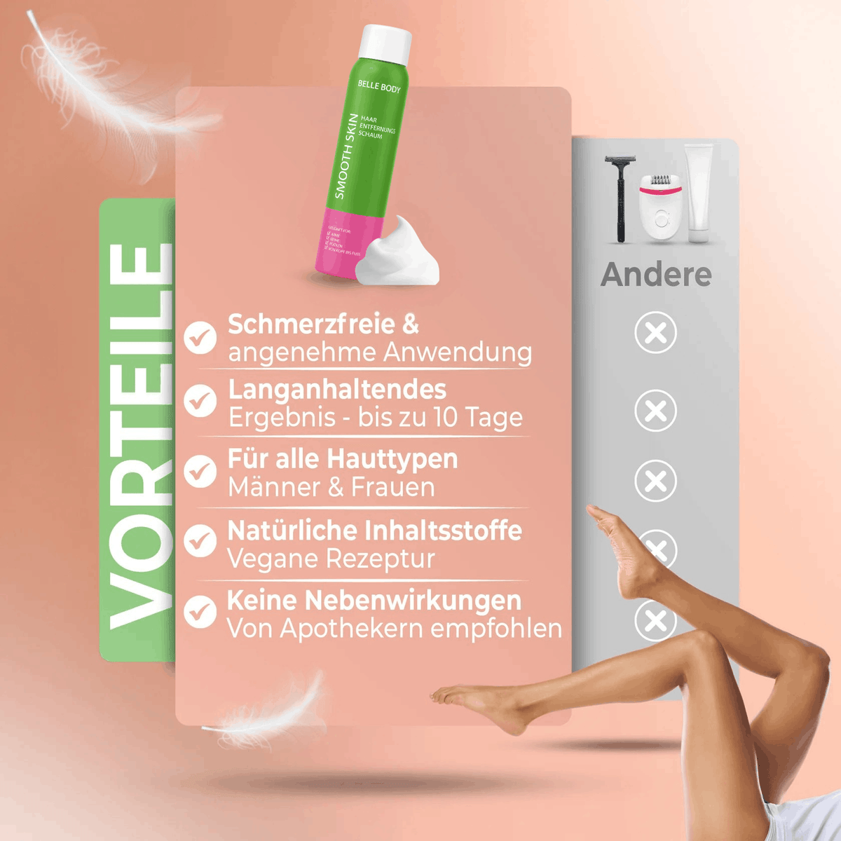 2x Epilatore Belle Body